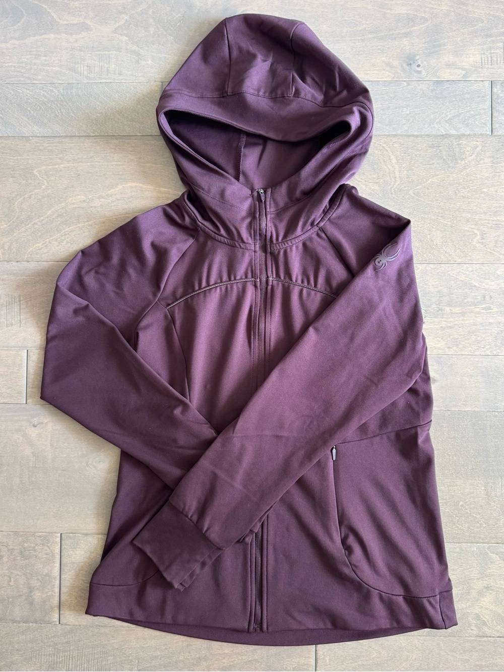 Spyder Full Zip Activewear Lightweight Hoodie